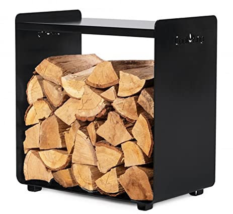 Kaminholzregal Fuego H 52 cm Holzregal für Kaminholz Kaminholzablage aus Stahl Kaminholzständer CookKing