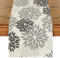 Artoid Mode Blumen Grau Dahlien Herbst Tischläufer, Saisonnal Sommer Küche Tisch Dekoration Drinnen Urlaub Party Dekor 40x300 cm