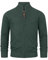 Indicode Herren INLut Strickjacke mit Stehkragen und Reißverschluss | Cardigan Feinstrickjacke für Männer Army, XXL
