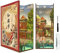 Tonecheer Book Nook Kit 3D Holzpuzzle Booknooks DIY Modellbausätze Erwachsene zum Baue Miniatur Haus Bücherregal Nook Book mit Licht lustiges Geschenke Geburtstagsgeschenk(Dream of Red Mansions)