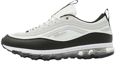 British Knights Herren Zion Sneaker, Weiss Schwarz Hellgrau, 43 EU