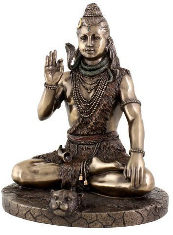 Amilav Collections Segen Lord Shiva Statue Hindu-Gott Gottheit Nataraja Shiv Schaustück Kunst Heimdekoration Geschenke