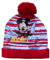 Wintermütze mit Bommel Micky Maus Disney Mütze für Kinder mit Aufdruck, rot, 46