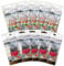 10 PACKS - SHIROKAZU Reflective Luminous Mackerel Feather Lures - Anti-Rust Steel Hooks, Versatile Use for Freshwater & Saltwater Fishing - 5 Hooks Each, Ideal for Sea Bass, Trout (Mixed (10 packs)