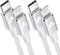 Aioneus Cavo iPhone USB C [2Pezzi/1M+1.8M] Cavo Lightning Nylon Tipo C Filo Caricabatterie iphone Carica Rapida Caricatore per iPhone 14 13 12 11 Pro Max XS XR X 8 7 6 Plus iPad Airpods