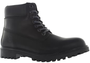 Lumberjack-RIVER 2 ANKLE BOOT man in black leather, 43