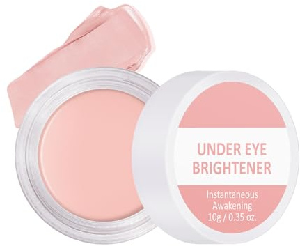 Under Eye Brightener, Augenpflege Concealer, Aufhellender Under Eye Color Correcting Mittlere Deckkraft, Feuchtigkeitsspendend Concealer Augenringe, Wasserfest & Langanhaltend Unteraugen Farbkorrektor