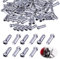 OHREN 50 pcs Fahrrad Endhülsen Endkappe Bremszug für Bremsseil Schaltseil Fahrrad Ersatzteil Zubehör