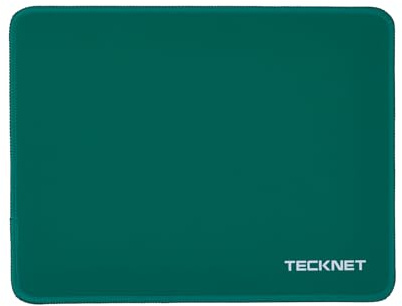 TECKNET Mauspad, 28 x 21 cm Gaming Mousepad mit Wasserdicht und Rutschfester Gummi für PC-Büro, Arbeit, Gaming, Studium, Laptop, Computer, Zuhause