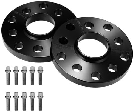 GEARMONSTER Élargisseur de voie 15 mm 5 x 100 + 5 x 112 57,1 mm avec 10 boulons de roue