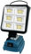 Akku Lampe für Makita 18V Akku（Ohne Akku）48W 4800LM Led Arbeitsleuchte, Strahler Tragbares Flutlichter Baustellen Lampe,mit 2 USB für Camping, Autoreparaturen