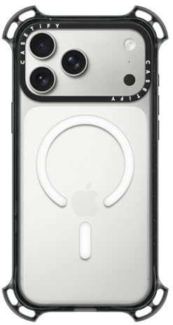 CASETiFY Bounce iPhone 17 Pro Max Case [Shockproof/Compatible with Magsafe / 21.3 ft. 7X Military Grade Drop Protection] - Black