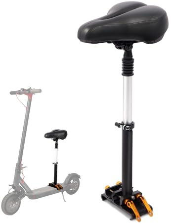 Yungeln verbesserter Sitz für Elektroscooter Höhenverstellbarer 40-65cm Verstellbarer Sitz mit Stoßdämpfung kompatibel mit Xiaomi 1S / Pro Elektroscooter