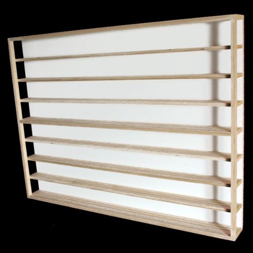 Alsino 100 cm 8Fach HO Vitrine mit Nuten für Spur H0 mittleres Teil E43AM