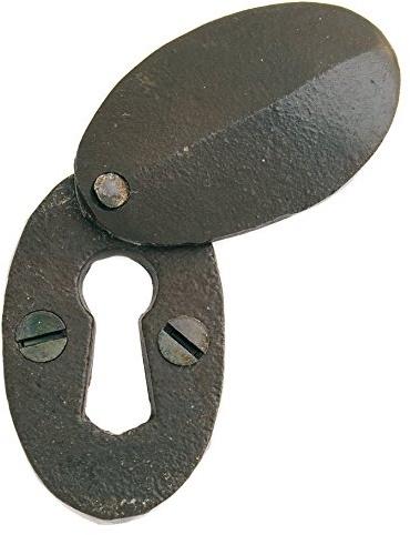 Oval Escutcheon & Cover 2 x 1 1/8 - Beeswax
