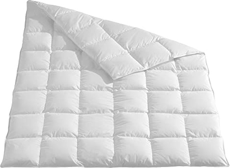 Häussling Home Daunendecke 155x200 cm | Ganzjahresdecke, Bettdecke, Made in Germany, 90% Daunen, auch für Allergiker geeignet, Bezug 100% Baumwolle, Füllgewicht 570g