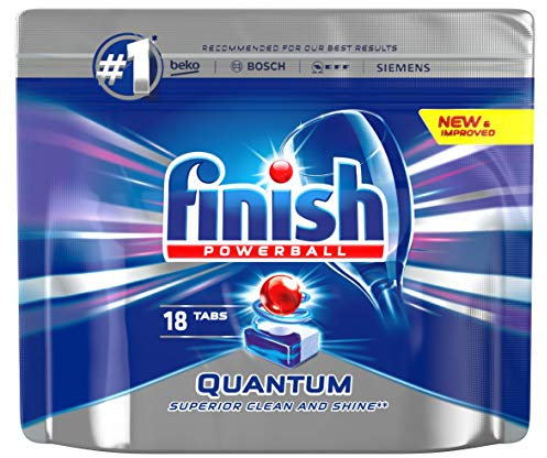 Finish Quantum Max tablettes lave-vaisselle, 18 tablettes