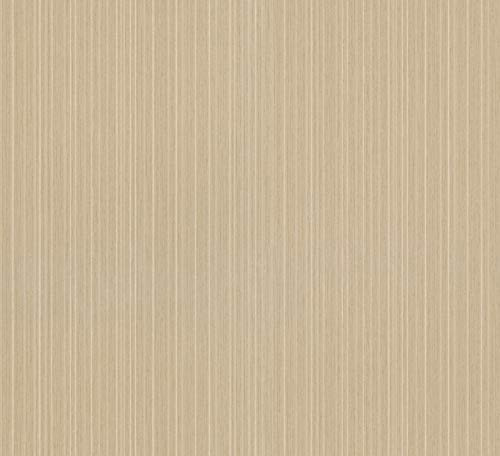 marburg Tapete Streifen Beige Klassisch für Schlafzimmer Wohnzimmer oder Küche 10,05m x 0,53m Made in Germany