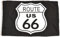 Western Express Flagge Fahne Sturmflagge Route 66 Logo 150 x 90 cm mit Messingösen