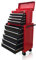 US PRO TOOLS Red Black Mechanics Tool Chest Tool Box Roller Tool Cabinet 9 Drawers on Ball Bearing Slides