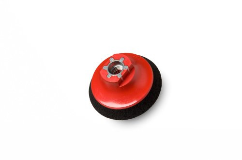 Flexipads – Polished 75 mm Plate Red Soft with hook & loop