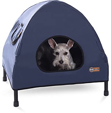 K&H Mascotas | Cama elevada refrigerada y Cubierta para Perros y Gatos | Pequeña