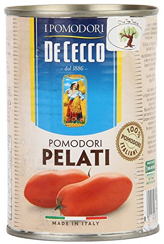 Tomates longues pelées De Cecco - 12 boîtes de 400g
