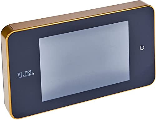 SPIONCINO DIGITALE VITEL E0378 4.0 VISORE PER PORTE CROMO ORO BICOLOR (Bicolore) COMUNICARE LA SCELTA DEL COLORE