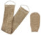 Homgaty Gant exfoliant en jute, Sangle Lave Dos, Sac à Savon Exfoliant en Jute, Lanière Crin Gants Naturel, Accessoires pour le Bain pour Dos Corps Bain Douche Homme Femme, Tous Types de Peau