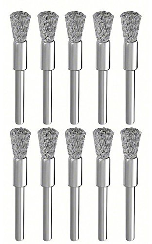 PROtastic 10pc Steel Wire Brush for Dremel - Use to Grind & Polish