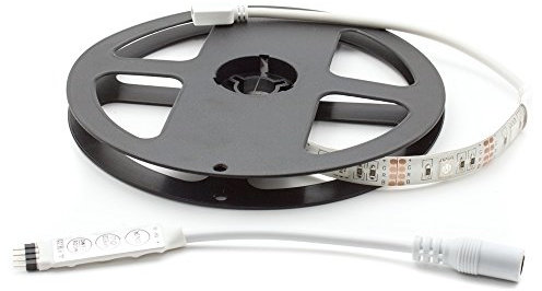 LED RGB Streifen 5V, 30cm, 30 LEDs/m (150 Stk.), IP65