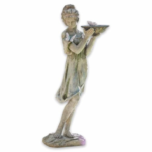 Loberon Skulptur Malia, antikgrau