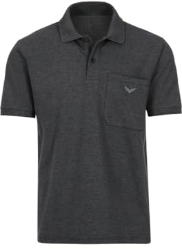 Trigema Herren 627602 Poloshirt, Anthrazit-melange, XL EU