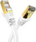 Veetop Câble Ethernet Cat 8, RJ45 50m Cable Réseau, Cat8 40Gbps 2000MHz Gigabit S/FTP Câble Internet Lan pour PS5, Routeur, Téléviseurs, Xbox, Plus Rapide que Cat 6/Cat 7