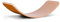 Wobbel Original Roest ( Bruin) - Blank gelakt Houten Balance Board Van 90 cm met Bruin wolvilt