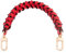 OULARIO Geflochtener Griff aus echtem Leder, kompatibel mit Neonoe-Armband für Metis Noe BB NM Beaubourg Hobo, rot, Medium
