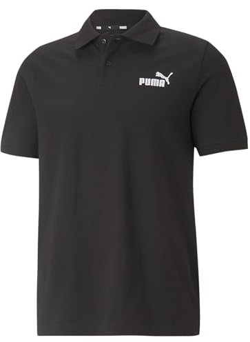 PUMHB|#Puma Ess Pique Polo Polo Shirt, Uomo, Puma Black, S
