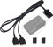 airgoo 3pin Adapter Cable for Corsair Lighting Node Pro Corsair Commander Core XT Commander Pro, Connect to Any 5V 3-Pin Connector (5V,Data,N/A,GND) ARGB Device, Compatible ARGB LED Strips