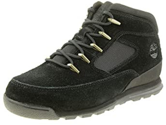 Timberland Euro Rock Heritage L/F, Stivali, Uomo, Black Suede, 42 EU
