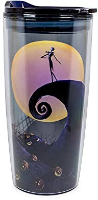 Gobelet de voyage à double paroi Jack Spirale Hill de L'Étrange Noël de Monsieur Jack 590 ml