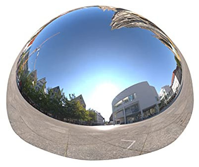 LM-Coat rack XINGLL Reflektierende Gartenkugeln, Hausgarten-Spiegel Polierte Halbkugel, Garten-Teich Im Freien Schwimmende Ornament Reflektierende Halbkugel, Glänzende Kugel, 1,2 Mm