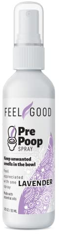 Pre-Poop Before-you-go Toilet Spray Odour Masking - Feel Good (Lavender)