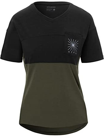 Giro Bike Ride T-Shirt Black/Trail Green XL