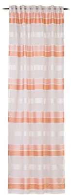 Gözze Ambiente Trendlife Nebos Vorhang verdeckte Schlaufe 140x245cm Farbe apricot