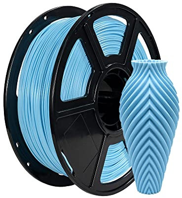 FLASHFORGE 1.75mm PLA 3D-Druck Filament in 1kg Rollen passend für die meisten FDM Drucker (1KG, Blue Ice)