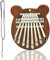 Mini-Kalimba mit 8 Tasten Schlüssel Marimba,Thumb Piano Tragbares,Daumen Klavier,Marimbaphon Kalimba Marimba Kinder,Finger Percussion,Marimbaphon Instrument,Daumenklavier für Anfänger Bär