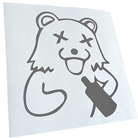 Autoaufkleber - Pedobär Trinker Aufkleber für Auto, Laptop, Fahrrad, LKW, Motorrad mehrfarbig JDM Decal Racing