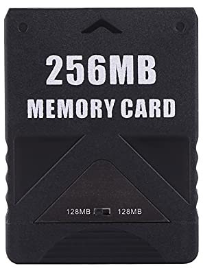 Carte Mémoire PS 2, Carte Mémoire Haute Vitesse pour Jeux Accessoires 128M Tation (256M)