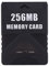 Carte Mémoire PS 2, Carte Mémoire Haute Vitesse pour Jeux Accessoires 128M Tation (256M)