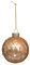 FEERIC LIGHTS & CHRISTMAS - Glas Weihnachtskugel 70mm barock Glitter - Champagne